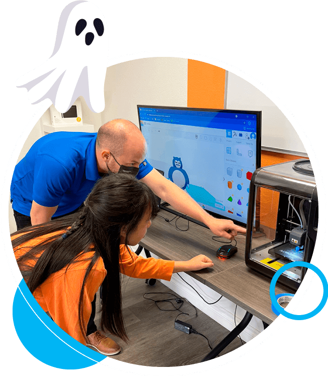 The Tech Steam Center Halloween Enjoy Printing And Gaming.png